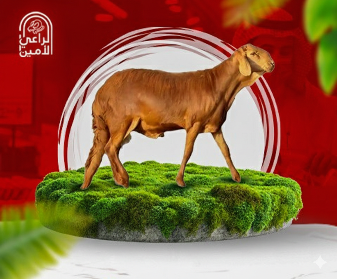 نص ذبيحه سواكني من ٧ الي ٨ كيلو